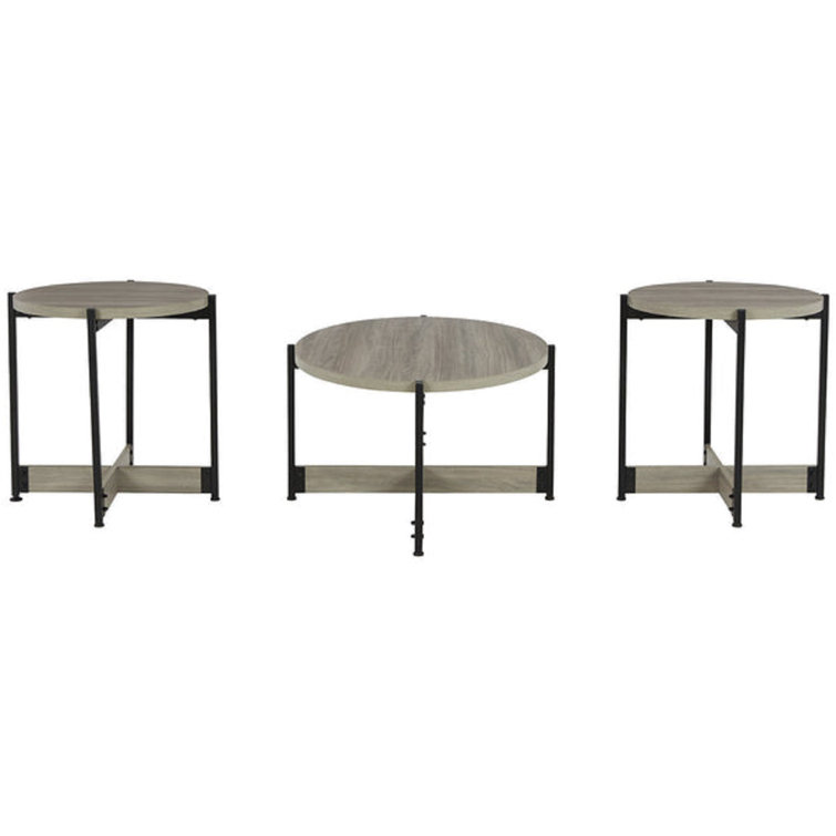 17 Stories Olha 3 Piece Living Room Table Set Wayfair Canada